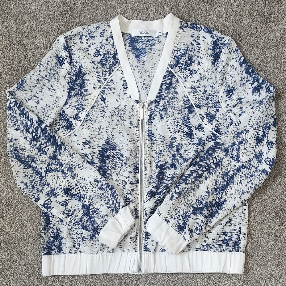 Ricki's Size Medium Lightweight 100% Polyester Jacket